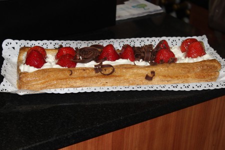 Tarte folhada de morango
